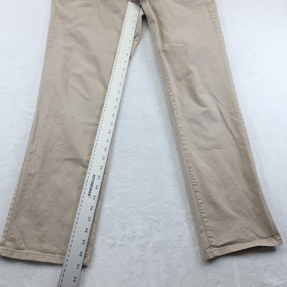 Bonobos Chino Pants Men's 32x32 Tan Flat Front Slash Pocket Cotton Casual - Picture 5 of 10